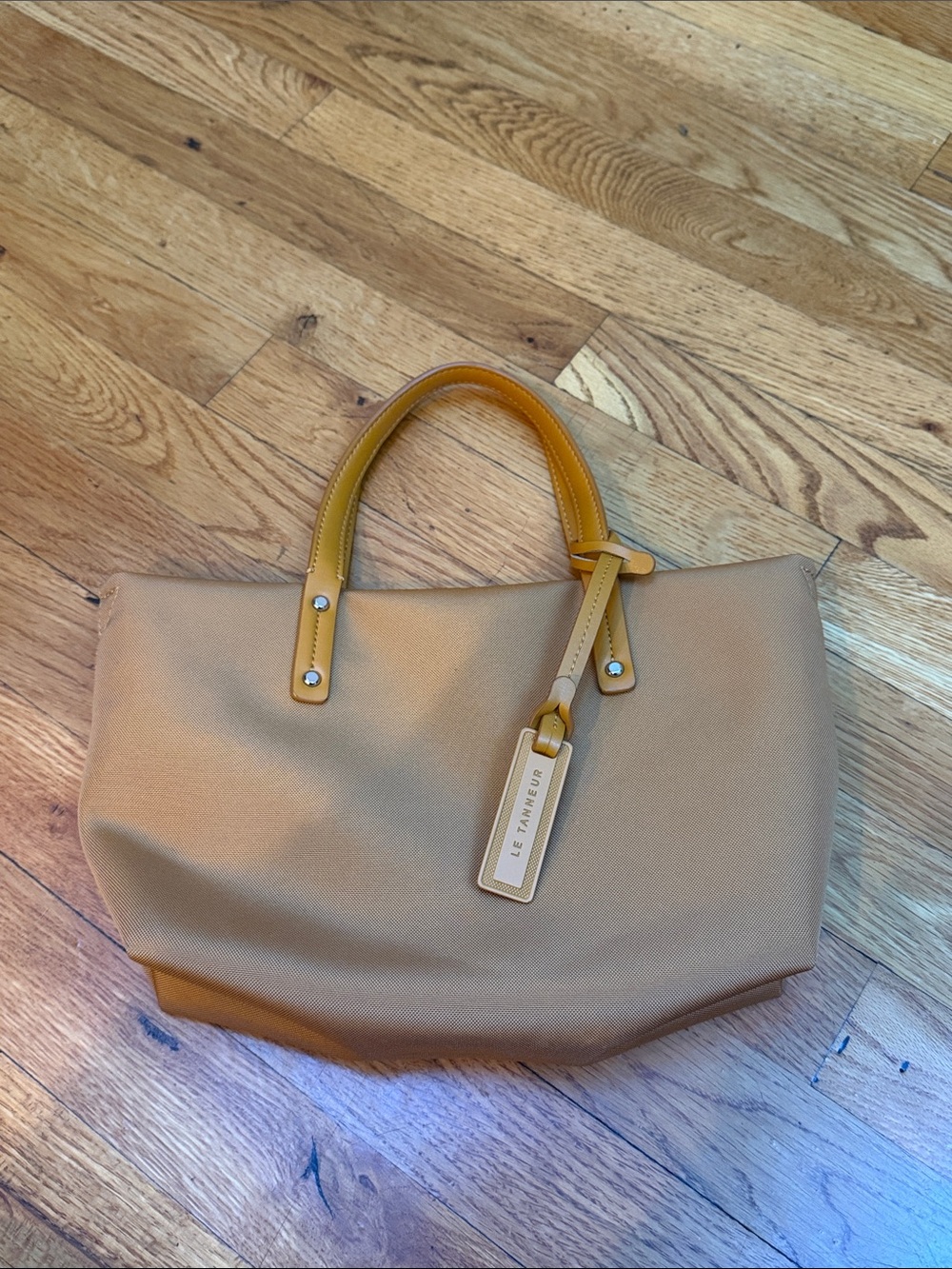NWOT Le Tanneur - Mini Tan Nylon Tote Bag